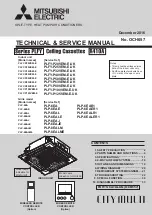 Предварительный просмотр 1 страницы Mitsubishi Electric City Multi PLFY Series Technical & Service Manual