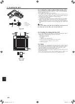 Предварительный просмотр 22 страницы Mitsubishi Electric CITY MULTI PLFY-WL VFM-E Series Installation Manual