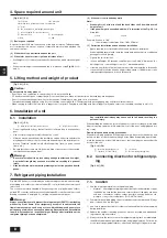 Preview for 8 page of Mitsubishi Electric CITY MULTI PURY-P400YMF-C Installation Manual