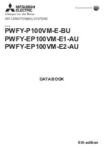 Mitsubishi Electric CITY MULTI PWFY-EP100VM-E1-AU Data Book предпросмотр