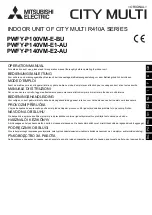 Предварительный просмотр 1 страницы Mitsubishi Electric CITY MULTI PWFY-P100VM-E-BU Operation Manual