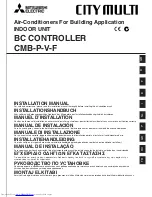 Предварительный просмотр 1 страницы Mitsubishi Electric CMB-P-V-F Installation Manual