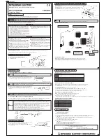 Предварительный просмотр 1 страницы Mitsubishi Electric CMS-MNF Installation Manual