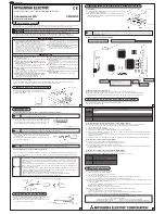 Preview for 2 page of Mitsubishi Electric CMS-MNF Installation Manual