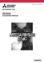 Mitsubishi Electric CNC 700 Series Connection Manual preview