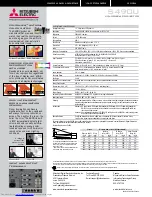 Предварительный просмотр 2 страницы Mitsubishi Electric ColorView S490U Specification Sheet