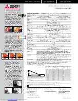 Preview for 2 page of Mitsubishi Electric ColorView SL1U Specification Sheet