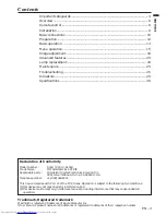 Preview for 3 page of Mitsubishi Electric ColorView SL4U User Manual