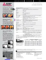 Preview for 2 page of Mitsubishi Electric ColorView X490U Specification Sheet