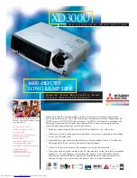 Mitsubishi Electric ColorView XD300U Brochure & Specs preview