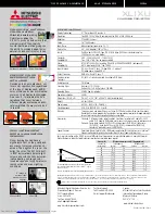 Предварительный просмотр 2 страницы Mitsubishi Electric COLORVIEW XL1XU Brochure & Specs