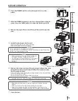 Preview for 13 page of Mitsubishi Electric CP-C60DW-WE Operation Manual