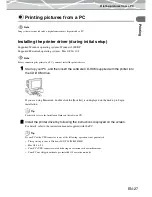 Preview for 27 page of Mitsubishi Electric CP-D2E User Manual