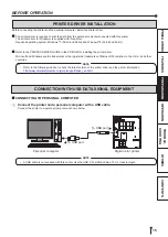 Предварительный просмотр 18 страницы Mitsubishi Electric CP-W5000DW Operation Manual