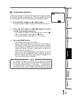 Предварительный просмотр 35 страницы Mitsubishi Electric CP30W Operation Manual