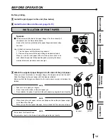 Предварительный просмотр 15 страницы Mitsubishi Electric CP9000DW Operation Manual