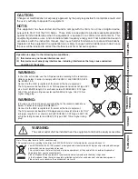 Preview for 3 page of Mitsubishi Electric CP9550DW Operation Manual