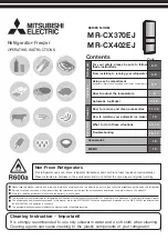 Preview for 1 page of Mitsubishi Electric CX402EJ-A1 Operating Instructions Manual