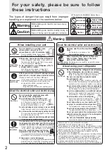 Preview for 2 page of Mitsubishi Electric CX402EJ-A1 Operating Instructions Manual