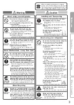 Preview for 3 page of Mitsubishi Electric CX402EJ-A1 Operating Instructions Manual