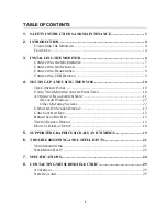 Preview for 3 page of Mitsubishi Electric Diamond View DV180 User Manual