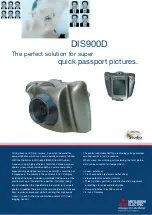 Preview for 1 page of Mitsubishi Electric DIS900D Brochure & Specs