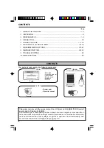 Preview for 2 page of Mitsubishi Electric DIS900D Operation Manual