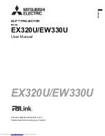 Предварительный просмотр 1 страницы Mitsubishi Electric DLP EW330U User Manual