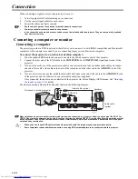 Предварительный просмотр 16 страницы Mitsubishi Electric DLP EW330U User Manual