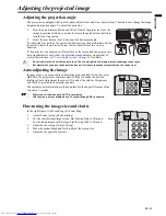 Предварительный просмотр 25 страницы Mitsubishi Electric DLP EW330U User Manual