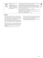 Preview for 3 page of Mitsubishi Electric DLP EW331U-ST User Manual