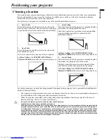 Preview for 11 page of Mitsubishi Electric DLP EX241U User Manual