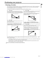 Предварительный просмотр 11 страницы Mitsubishi Electric DLP EX320U-ST User Manual