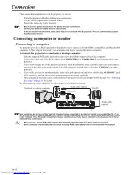 Предварительный просмотр 15 страницы Mitsubishi Electric DLP EX320U-ST User Manual