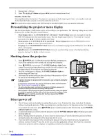 Предварительный просмотр 32 страницы Mitsubishi Electric DLP EX320U-ST User Manual