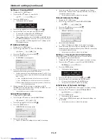 Предварительный просмотр 31 страницы Mitsubishi Electric DLP FD730U User Manual