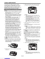 Предварительный просмотр 37 страницы Mitsubishi Electric DLP FD730U User Manual