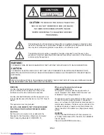 Preview for 2 page of Mitsubishi Electric DLP HC3200 User Manual