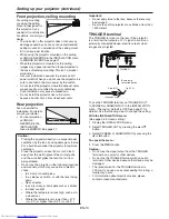 Предварительный просмотр 13 страницы Mitsubishi Electric DLP HC3900 User Manual