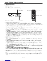 Предварительный просмотр 23 страницы Mitsubishi Electric DLP HC3900 User Manual