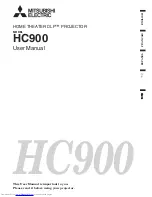 Mitsubishi Electric DLP HC900 User Manual предпросмотр