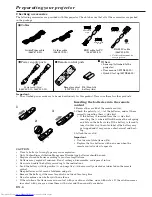 Предварительный просмотр 6 страницы Mitsubishi Electric DLP HC900 User Manual