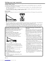 Предварительный просмотр 10 страницы Mitsubishi Electric DLP HC900 User Manual