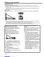 Preview for 10 page of Mitsubishi Electric DLP HC910 User Manual