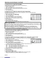 Preview for 28 page of Mitsubishi Electric DLP HD1000 User Manual