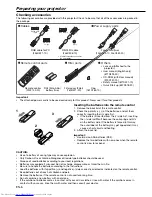 Предварительный просмотр 6 страницы Mitsubishi Electric DLP HD4000 User Manual