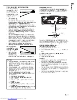 Предварительный просмотр 11 страницы Mitsubishi Electric DLP HD4000 User Manual