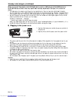 Предварительный просмотр 16 страницы Mitsubishi Electric DLP HD4000 User Manual