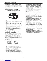 Preview for 15 page of Mitsubishi Electric DLP UD740U User Manual