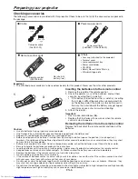 Preview for 6 page of Mitsubishi Electric DLP UD8900U User Manual